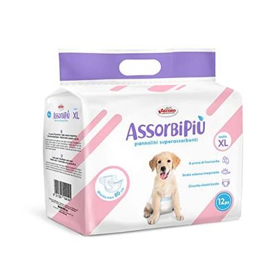 Record Pannolini mutandina assorbenti per cani con fascia elastica Record Pannolini mutandina assorbenti per cani con fascia elastica