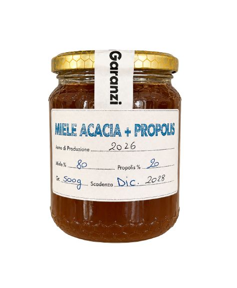 Miele di Acacia + Propolis Apicoltura Camuna Miele di Acacia + Propolis Apicoltura Camuna