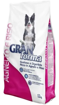 Gran forma agnello, riso e patate cane 3kg/12kg Gran forma agnello, riso e patate cane 3kg/12kg
