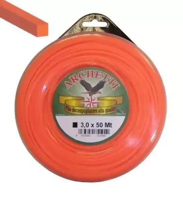 Filo decespugliatore professionale quadrato 3,3x40 Filo decespugliatore professionale quadrato 3,3x40
