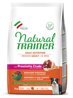 Natural Trainer Medium Adult al Prosciutto Crudo Natural Trainer Medium Adult al Prosciutto Crudo