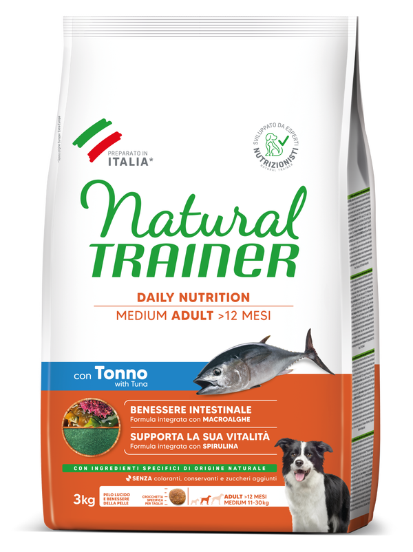 Natural Trainer Medium Adult al Tonno Natural Trainer Medium Adult al Tonno
