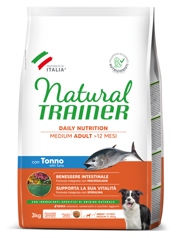 Natural Trainer Medium Adult al Tonno