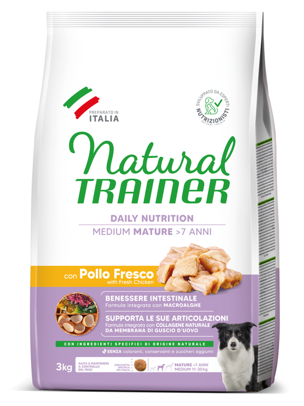 Natural Trainer Medium Mature al Pollo