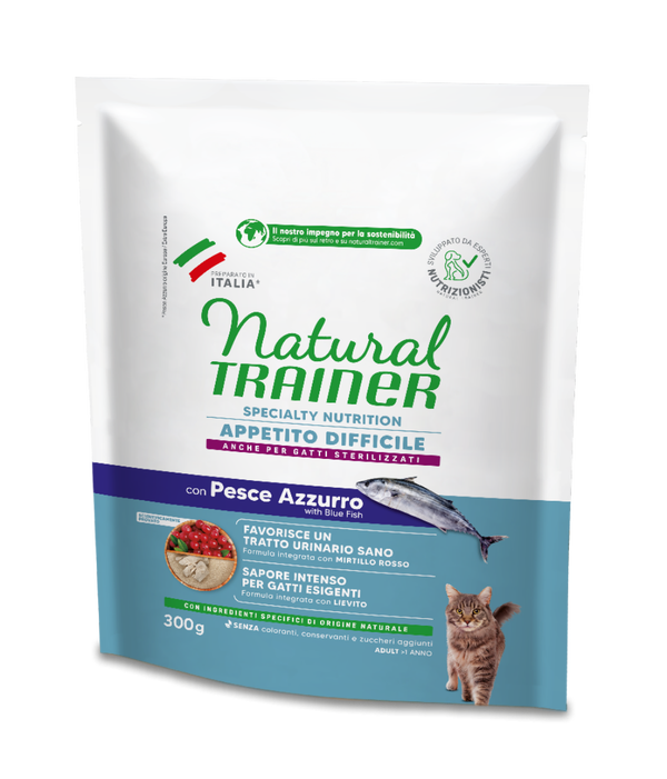 Natural Trainer Gatto Specialty Nutrition Appetito Difficile al Pesce Azzurro Natural Trainer Gatto Specialty Nutrition Appetito Difficile al Pesce Azzurro