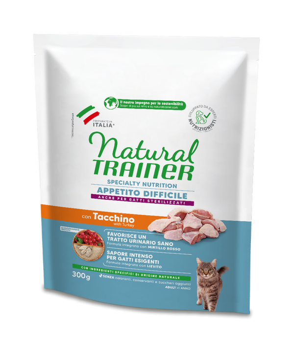 Natural Trainer Gatto Specialty Nutrition Appetito Difficile al Tacchino Natural Trainer Gatto Specialty Nutrition Appetito Difficile al Tacchino