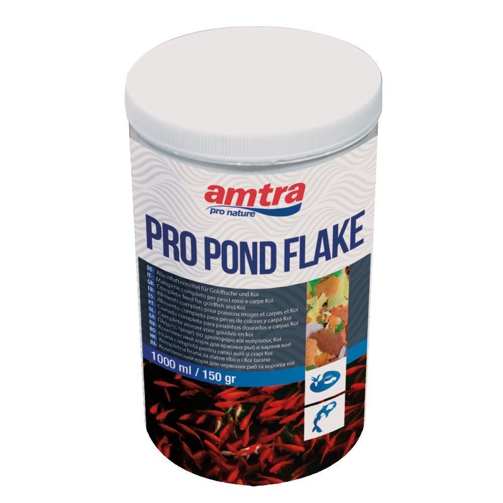 Amtra ProPond Flake - mangime in fiocchi per pesci da laghetto 1000ml Amtra ProPond Flake - mangime in fiocchi per pesci da laghetto 1000ml