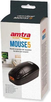 Amtra Mouse - Aereatore acquario silenzioso,compatto,per filtro acquario, schiumatoi e giochi d'acqua, 1,8 L - 2,3 W/ 10x5,5x4 CM Amtra Mouse - Aereatore acquario silenzioso,compatto,per filtro acquario, schiumatoi e giochi d'acqua, 1,8 L - 2,3 W/ 10x5,5x4 CM