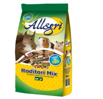 Allegrì Alimento Completo per Roditori Mix 800g Allegrì Alimento Completo per Roditori Mix 800g