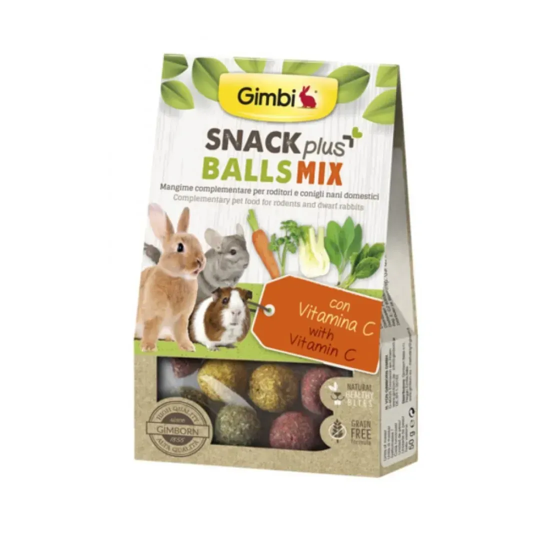 Gimbi Snack Plus Balls Mix 50 g Gimbi Snack Plus Balls Mix 50 g