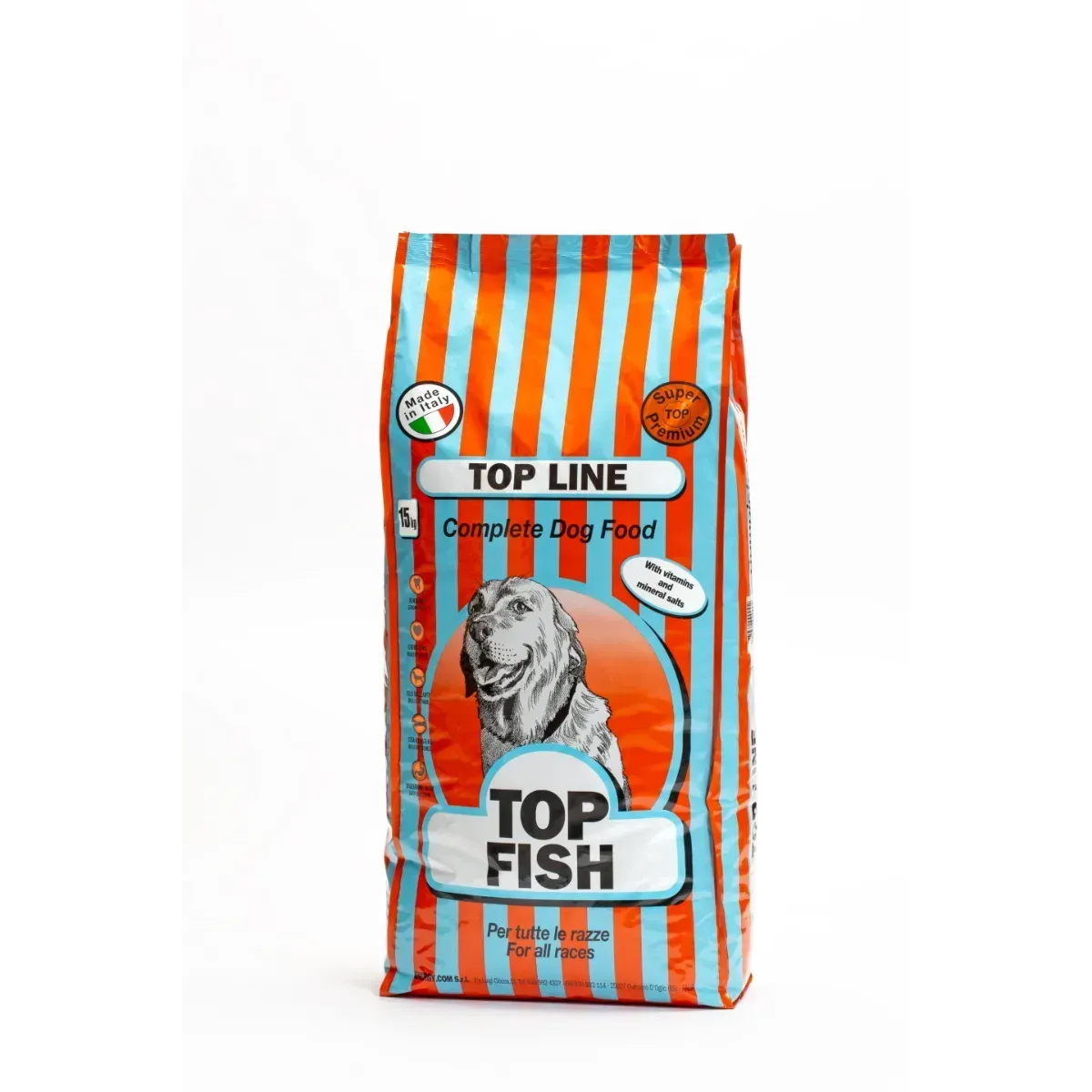 Top fish crocchette cane
