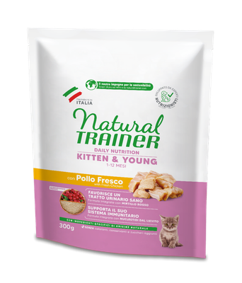 Natural Trainer Daily Nutrition Kitten & young al Pollo Fresco Natural Trainer Daily Nutrition Kitten & young al Pollo Fresco