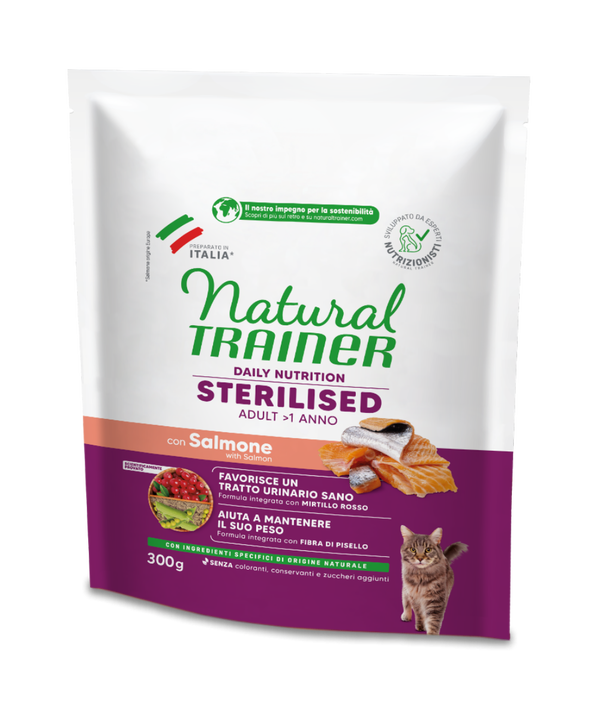 Natural Trainer Adult Sterilizzed al Salmone Natural Trainer Adult Sterilizzed al Salmone
