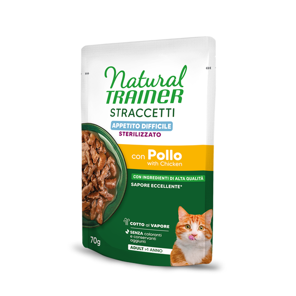 Natural Trainer Straccetti per Appetito Difficile Adulto Sterilizzato Natural Trainer Straccetti per Appetito Difficile Adulto Sterilizzato