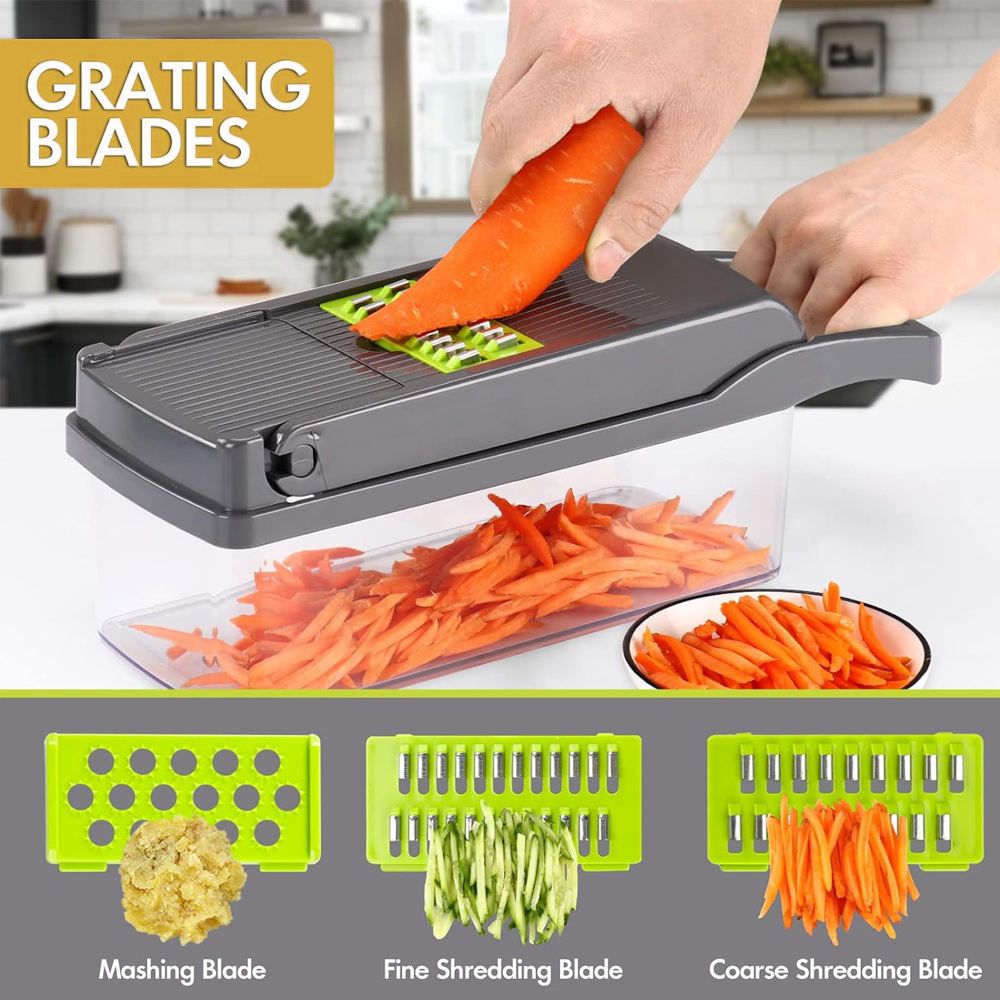 14-in-1 Multifunction Vegetable Chopper &amp; Food Slicer