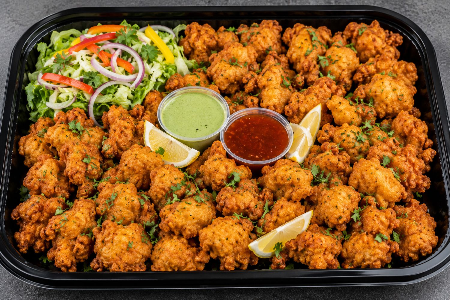 Chicken Pakora Platter
