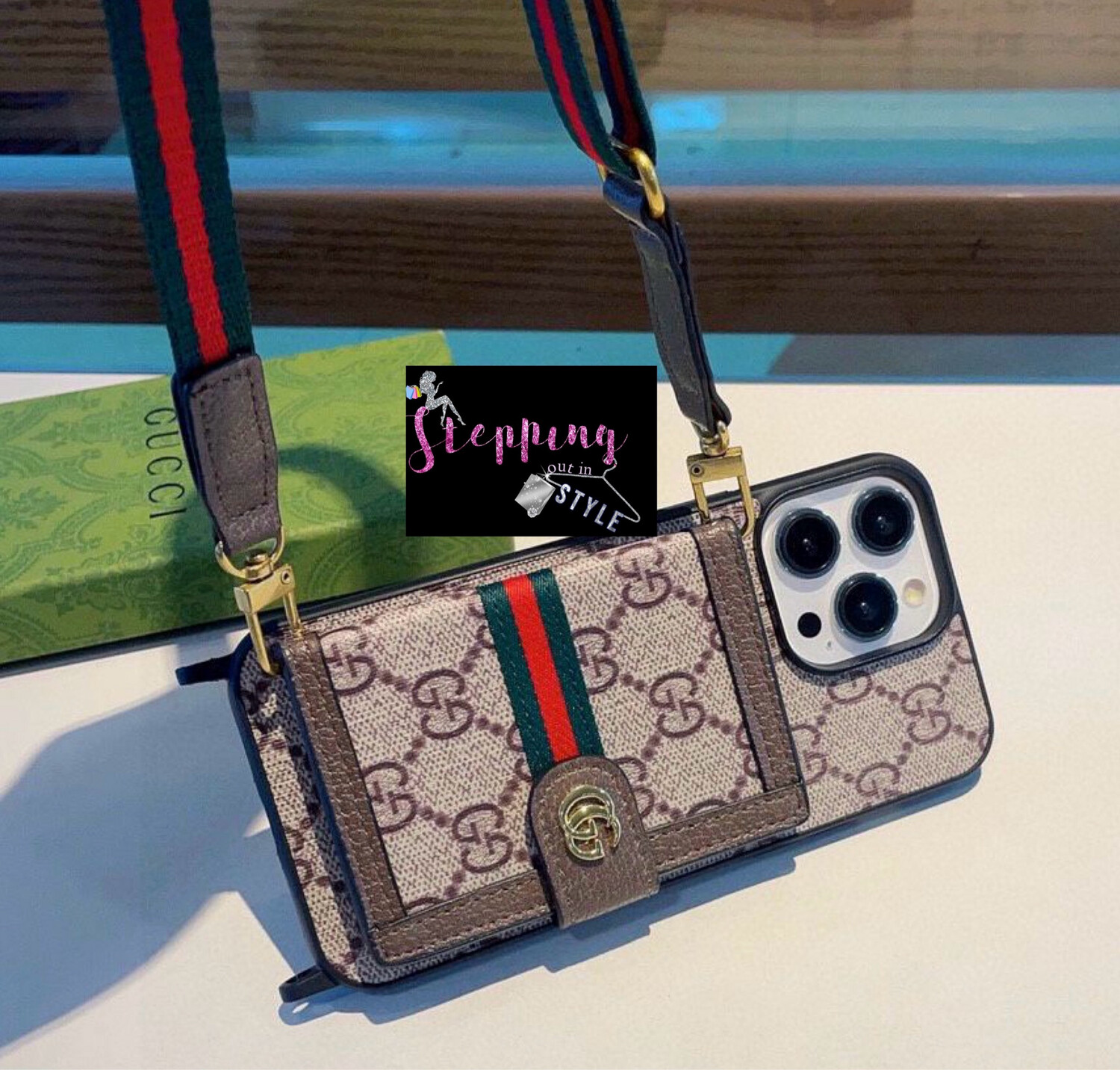 GG iPhone Cross body Case