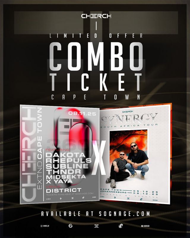 CHERCH EXTND CAPE TOWN + SYNERGY COMBO TICKET (Cape Town only)