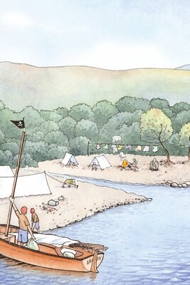 "In Horseshoe Cove" Greetings Card
