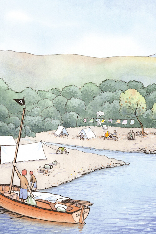 "In Horseshoe Cove" Postcard