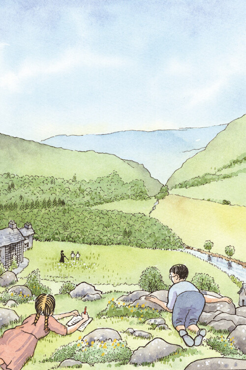 "Lookout Post on the Ridge" Postcard