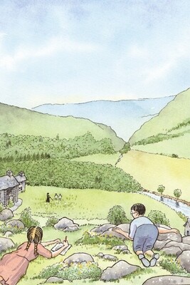 "Lookout Post on the Ridge" Postcard