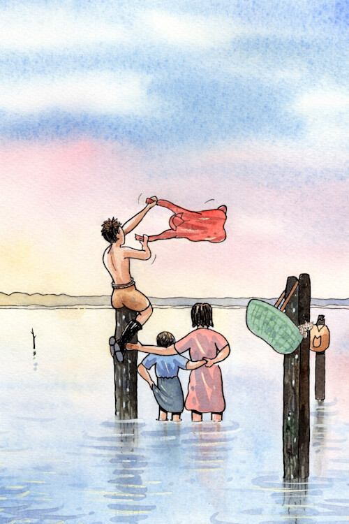 "Signal of Distress" Greetings Card