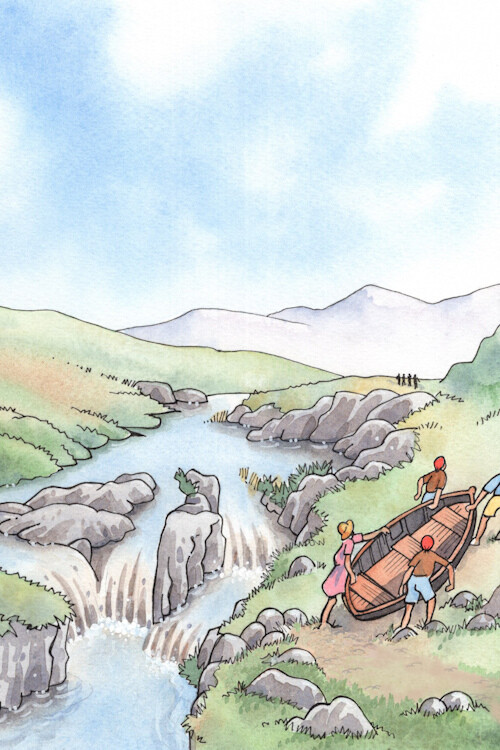 "Portage" Greetings Card