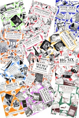 Twelve Book Covers Postcard Pack