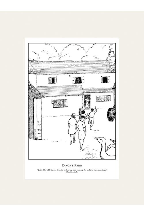"Dixon's Farm" Mounted Print