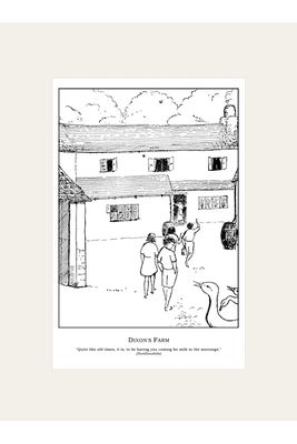 "Dixon's Farm" Mounted Print
