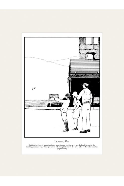 "Letting Fly" Mounted Print
