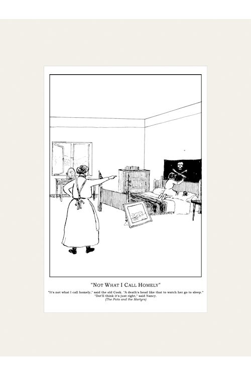 "Not What I Call Homely" Mounted Print