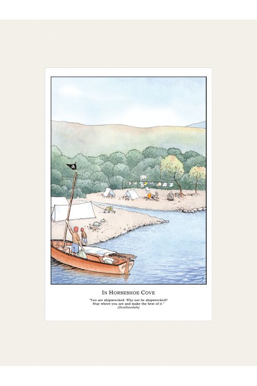 "In Horseshoe Cove" Mounted Print