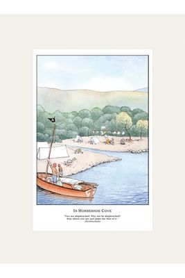 "In Horseshoe Cove" Mounted Print