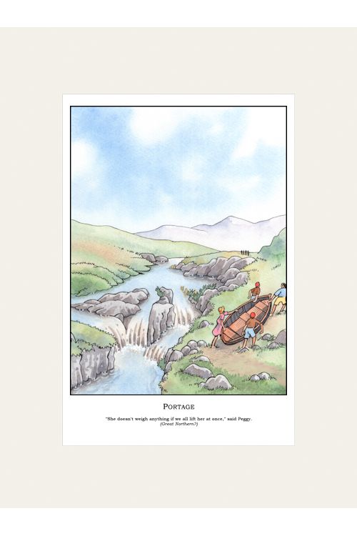 "Portage" Mounted Print