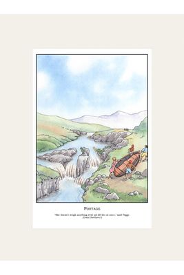 "Portage" Mounted Print
