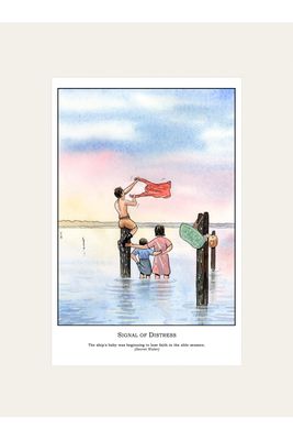 "Signal of Distress" Mounted Print