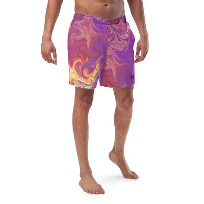 Psychedelic Sunset Men's swim trunks