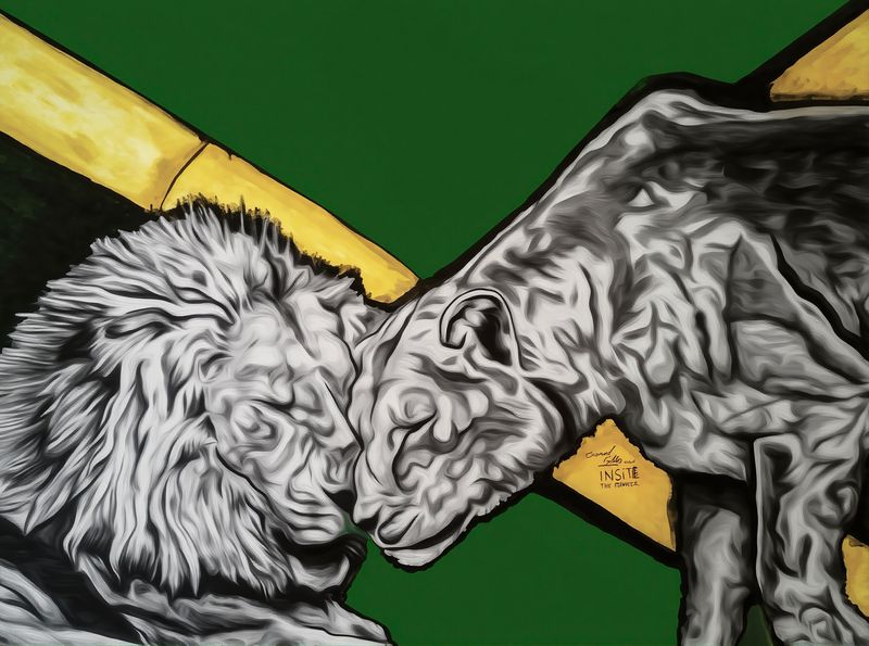 Royal Love Painting (Large Poster Print)