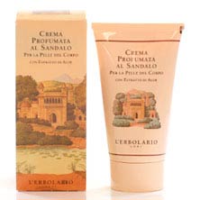Crema perfumada de Sándalo