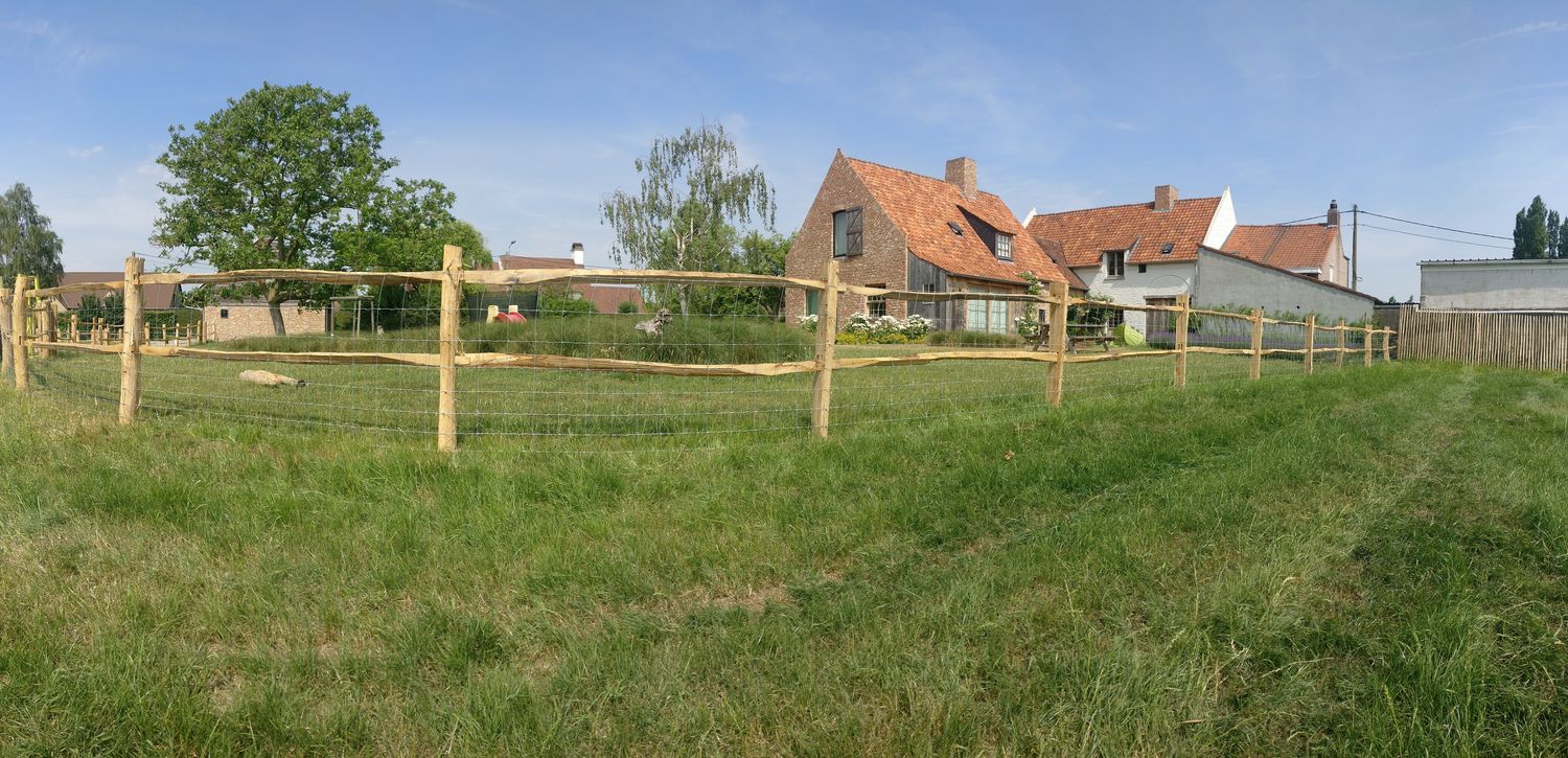 Post &amp; Rail omheining robinia