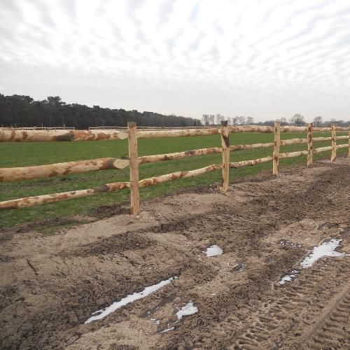 Bouwpakket Post &amp; Rail omheining met 3 liggers