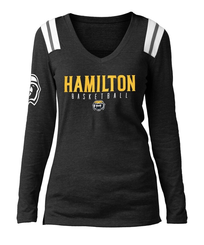 Womens 'Hamilton Basketball' Long Sleeve Womens 'Hamilton Basketball' Long Sleeve