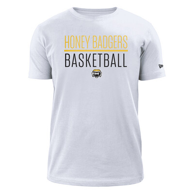 Honey Badgers 'Honey Badgers Basketball' White Tee