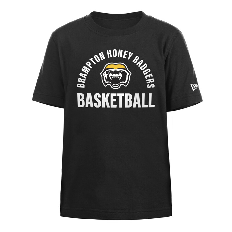 Brampton Honey Badgers Basketball Kids Hoop Tee