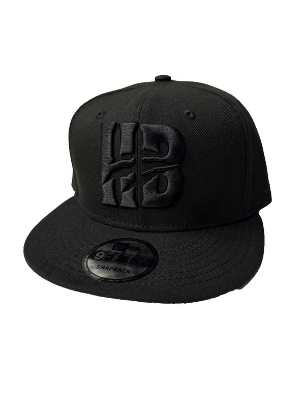 HB Black 9FIFTY Cap (Flat Brim)