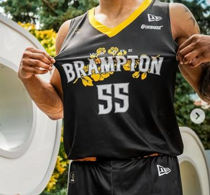 NEW: 2025 Honey Badgers Adult Replica Jersey - Black "We Are Brampton"