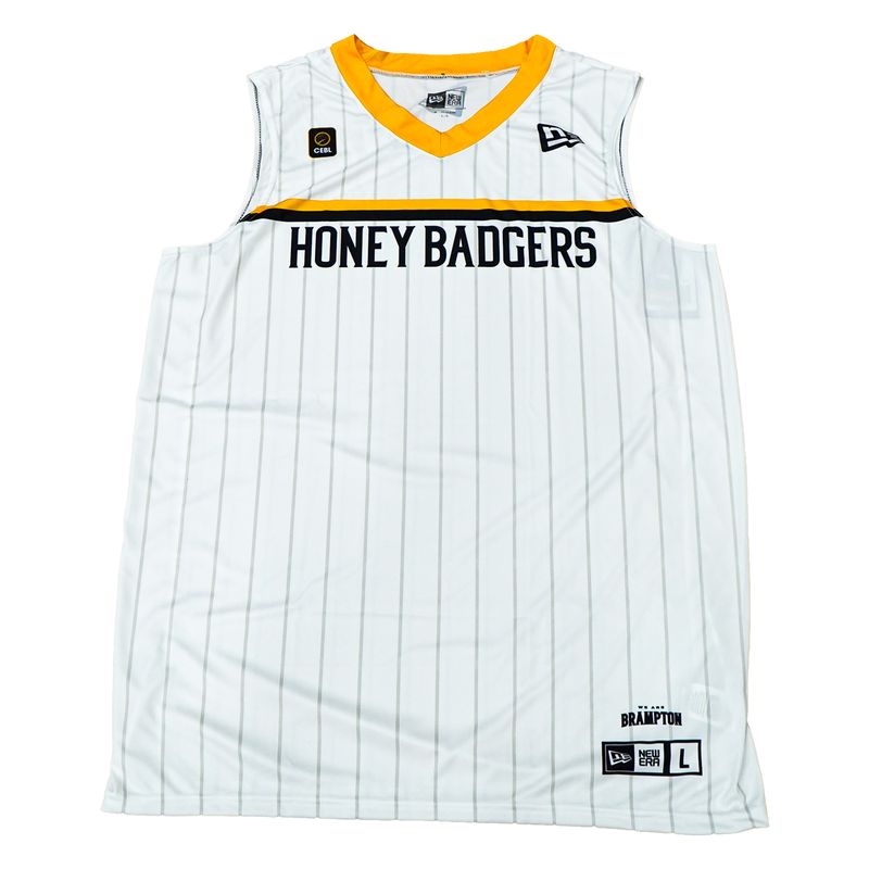 NEW: 2025 Honey Badgers White Youth Replica Jersey