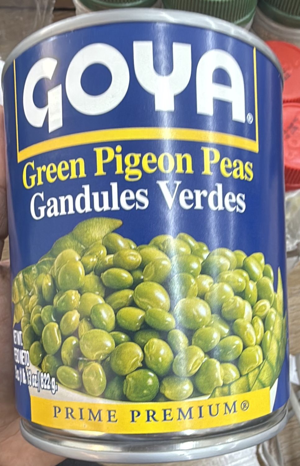 Goya Green Pigeon Peas 29oz